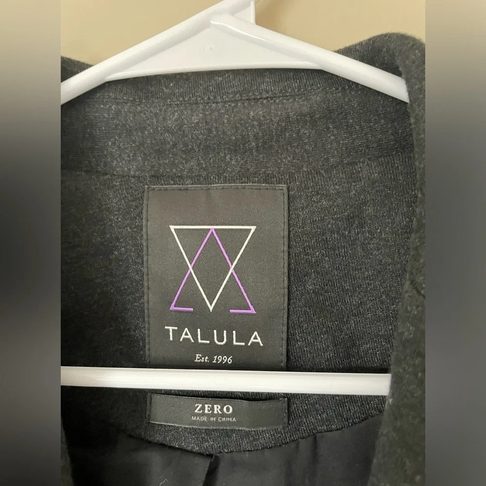 Talula blazer NWOT SIZE 0 charcoal dark grey - Picture 2 of 5